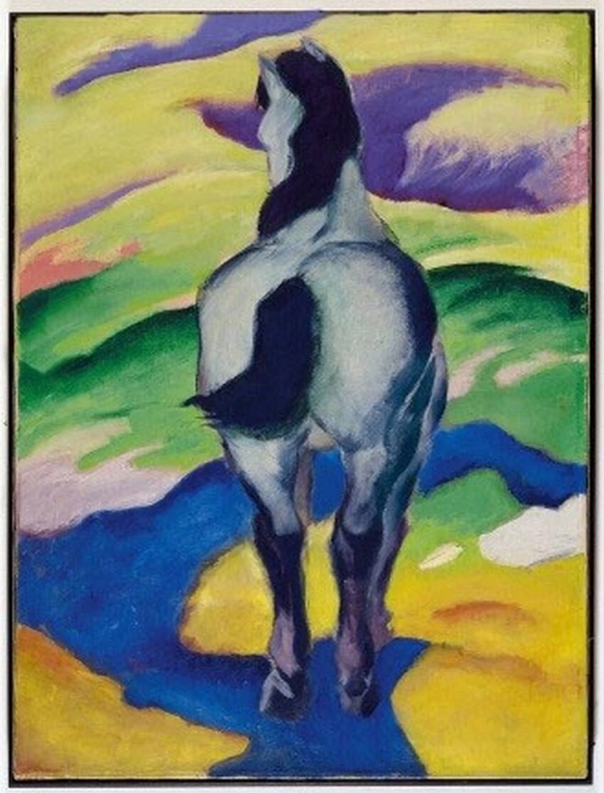 Cavallo blu II, 1911 - Kunstmuseum Bern